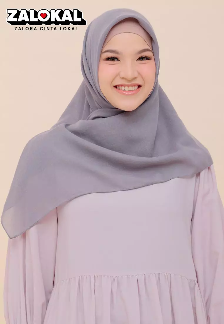 ZM Zaskia Mecca - Sadi Spring Myth Hijab Kerudung Segi Empat