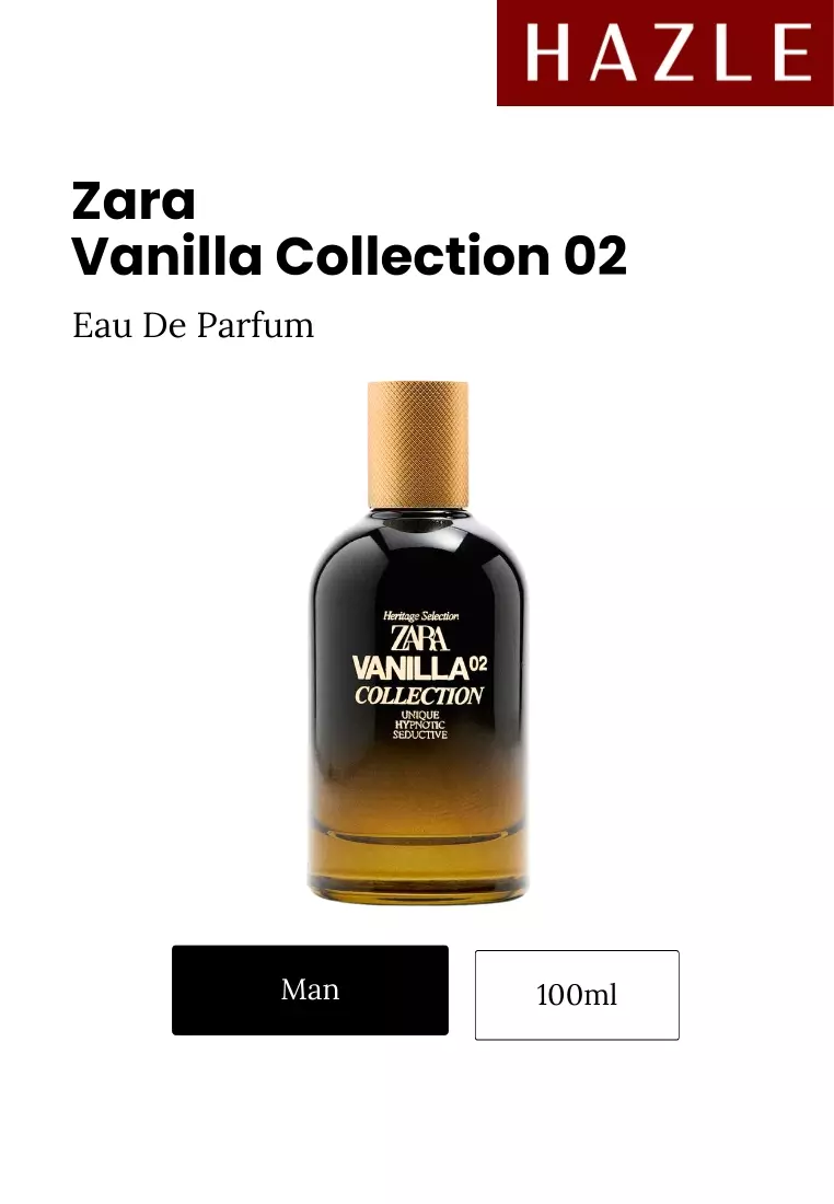 Zara Man Vanilla Collection 02: Unique / Hypnotic / Seductive EDP 100 ml