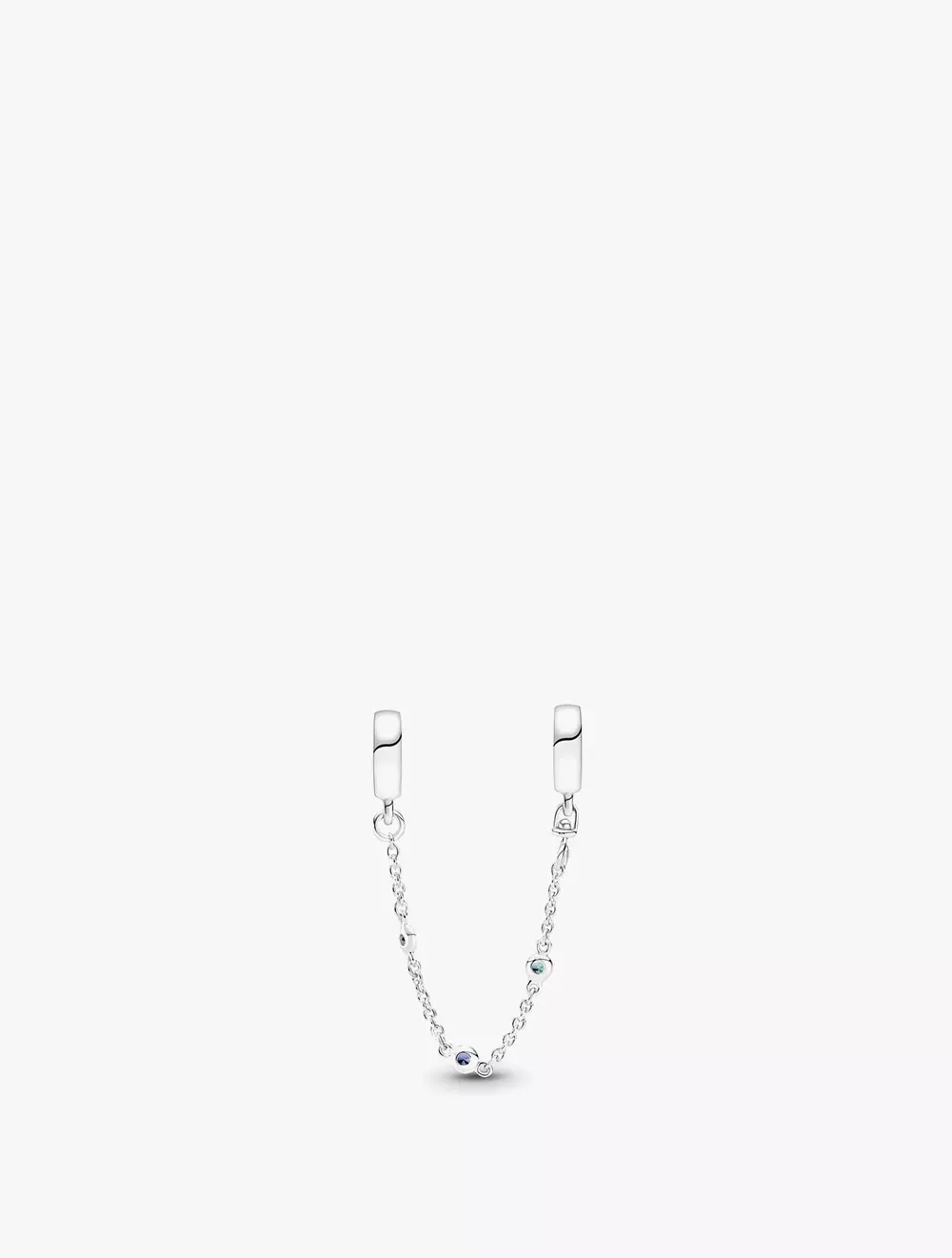 Sterling silver safety chain with stella