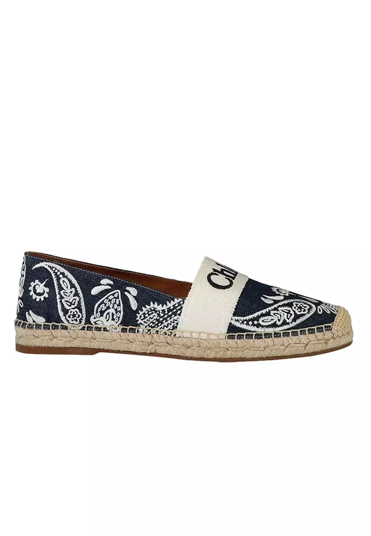 Discount on Chloé  shoes - SKU: Chloe Piia Espadrille Women's Loafers In Denim