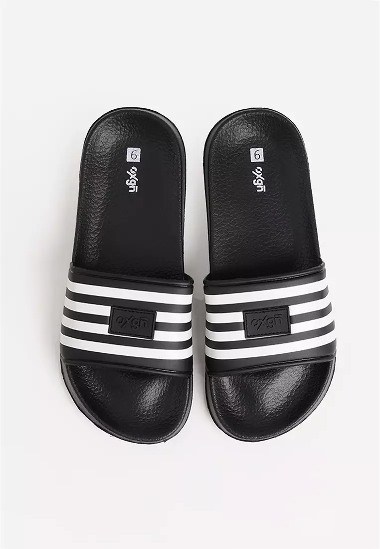 Discount on OXGN  shoes - SKU: Men's Striped Slides
