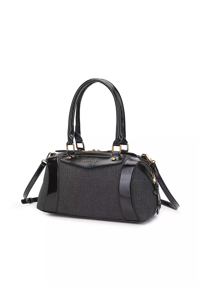 Women's Top Handle Bag / Sling Bag / Crossbody Bag / Shoulder Bag - Black