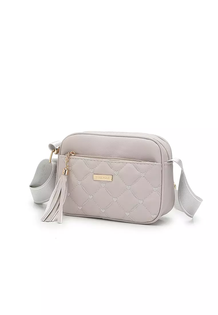 Women's Sling Bag / Crossbody Bag - Beige