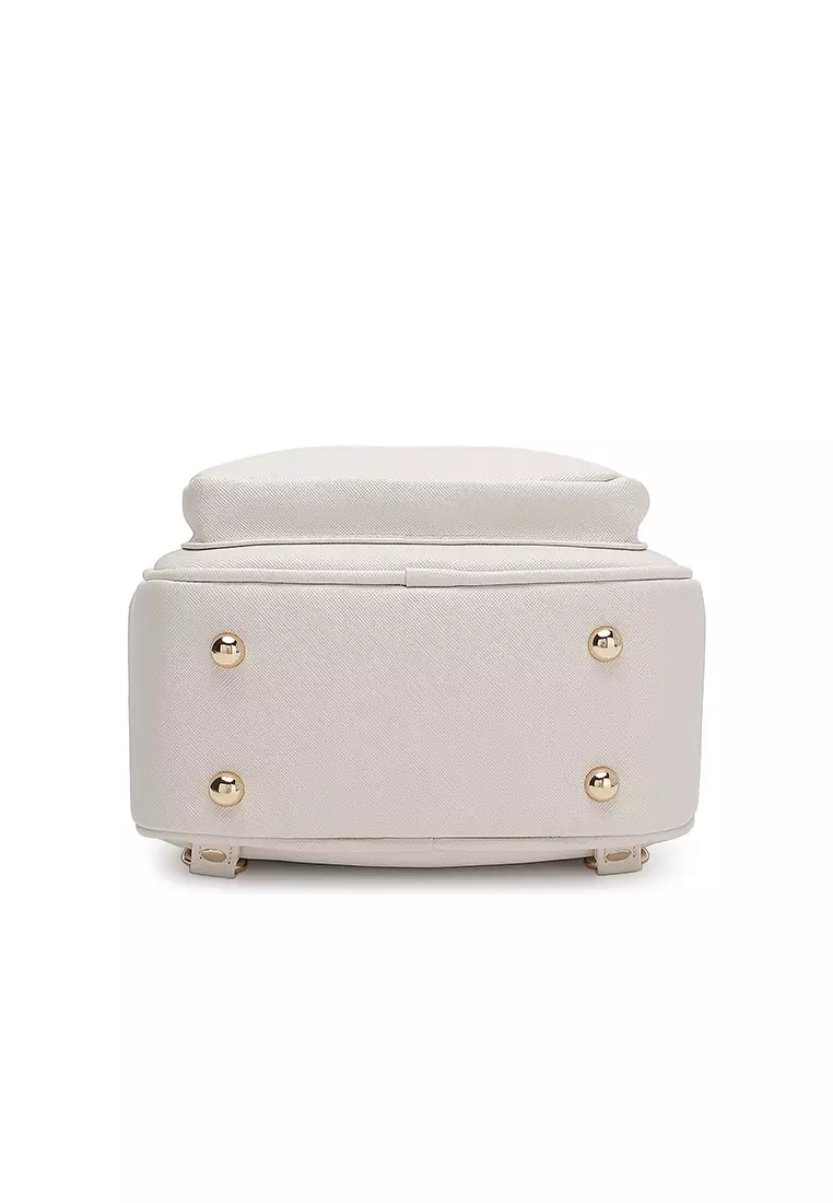 Women's Casual 2-Way Backpack - White