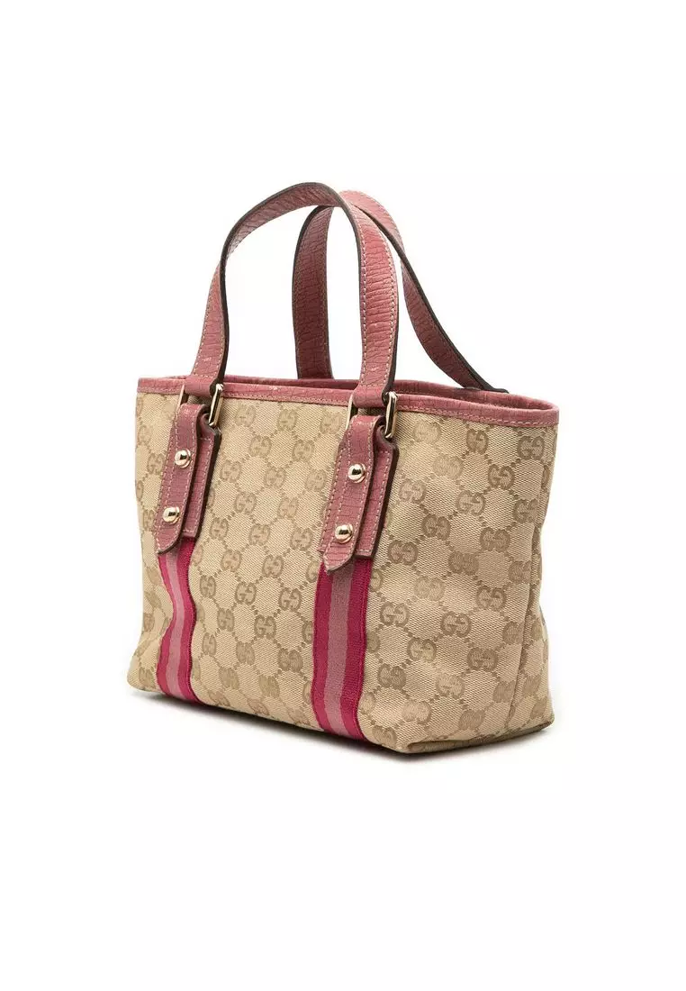 Pre-Loved Gucci Gg Canvas Jolicoeur Handbag