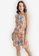 Love, Ara multi Vanellope Multicolor Patchwork Floral Print Halter Sleeveless Mini Dress 3F665AA4FDF6F5GS_1
