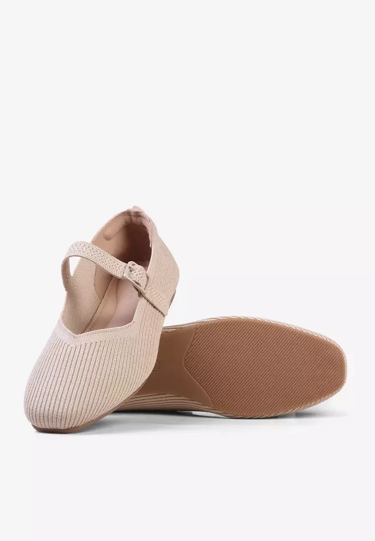 Sepatu Flat Shoes Rajut Wanita  L.Mona