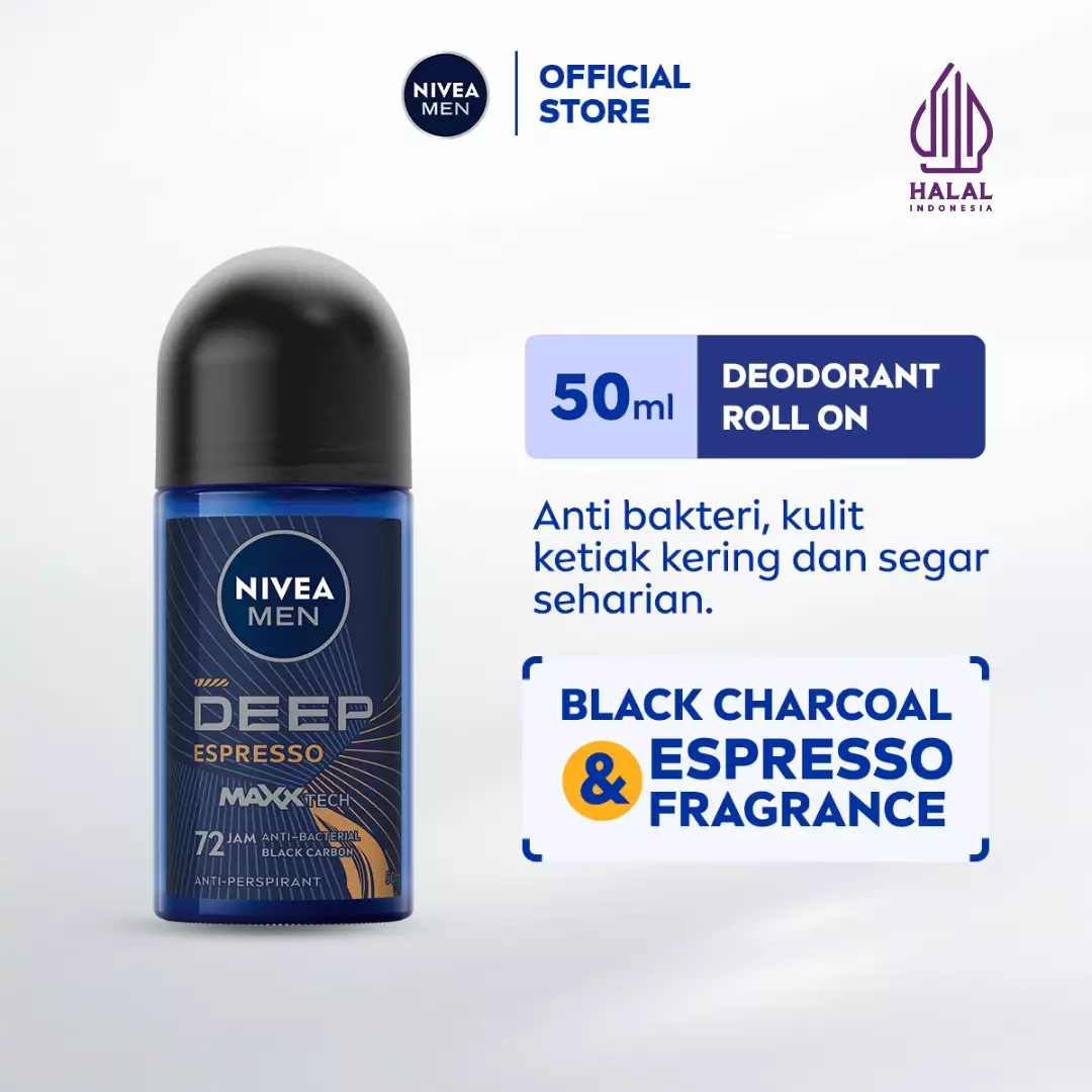 NIVEA MEN Deodorant Deep Espresso Maxxtech Roll On 50ml