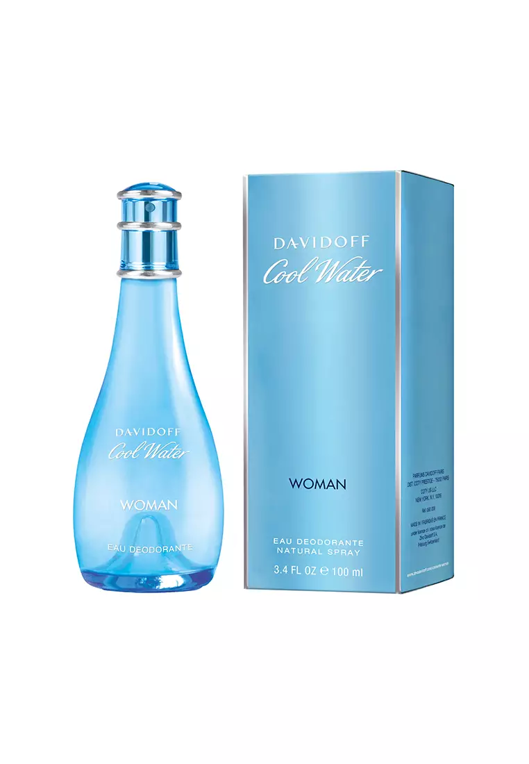 Cool Water Woman Eau de Toilette 100ml - EDT For Her (Female Perfume) | Fragrance for Women