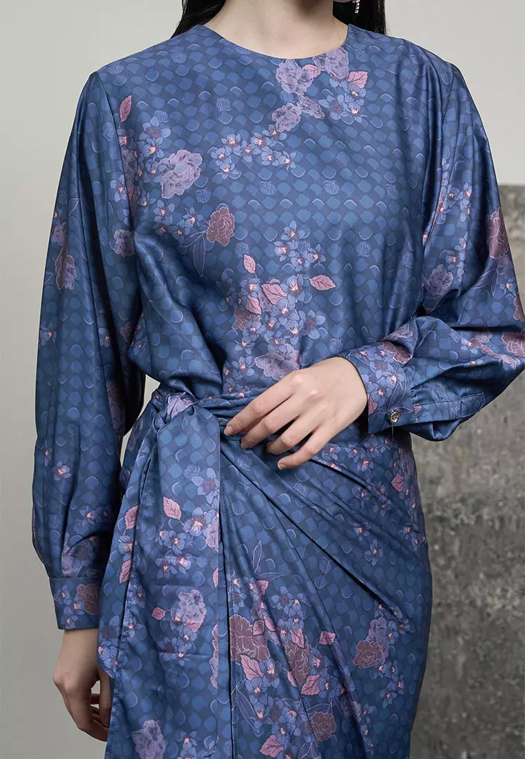 Kami Kiana Overlap Dress Navy