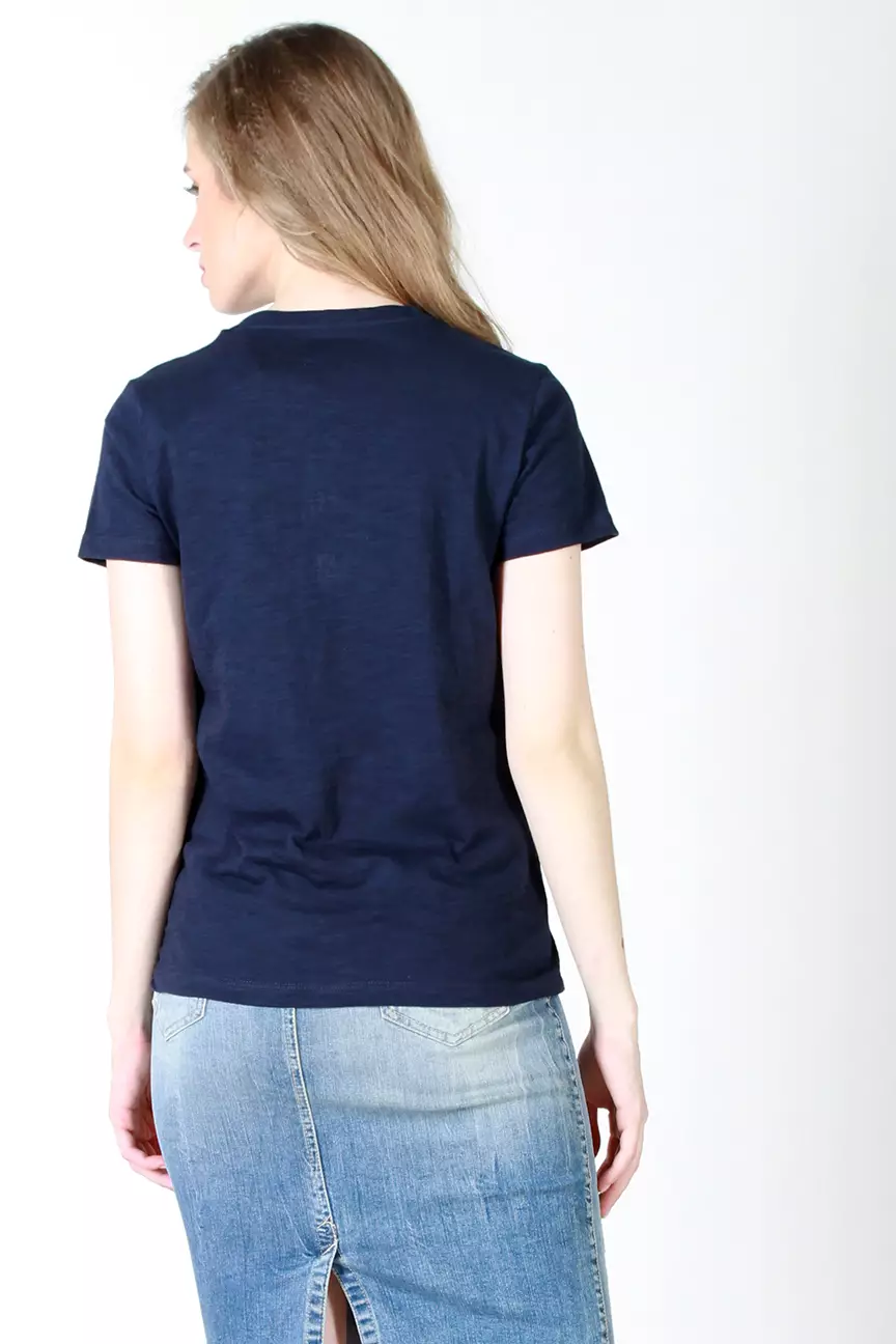 Kaos Wanita Chic Navy