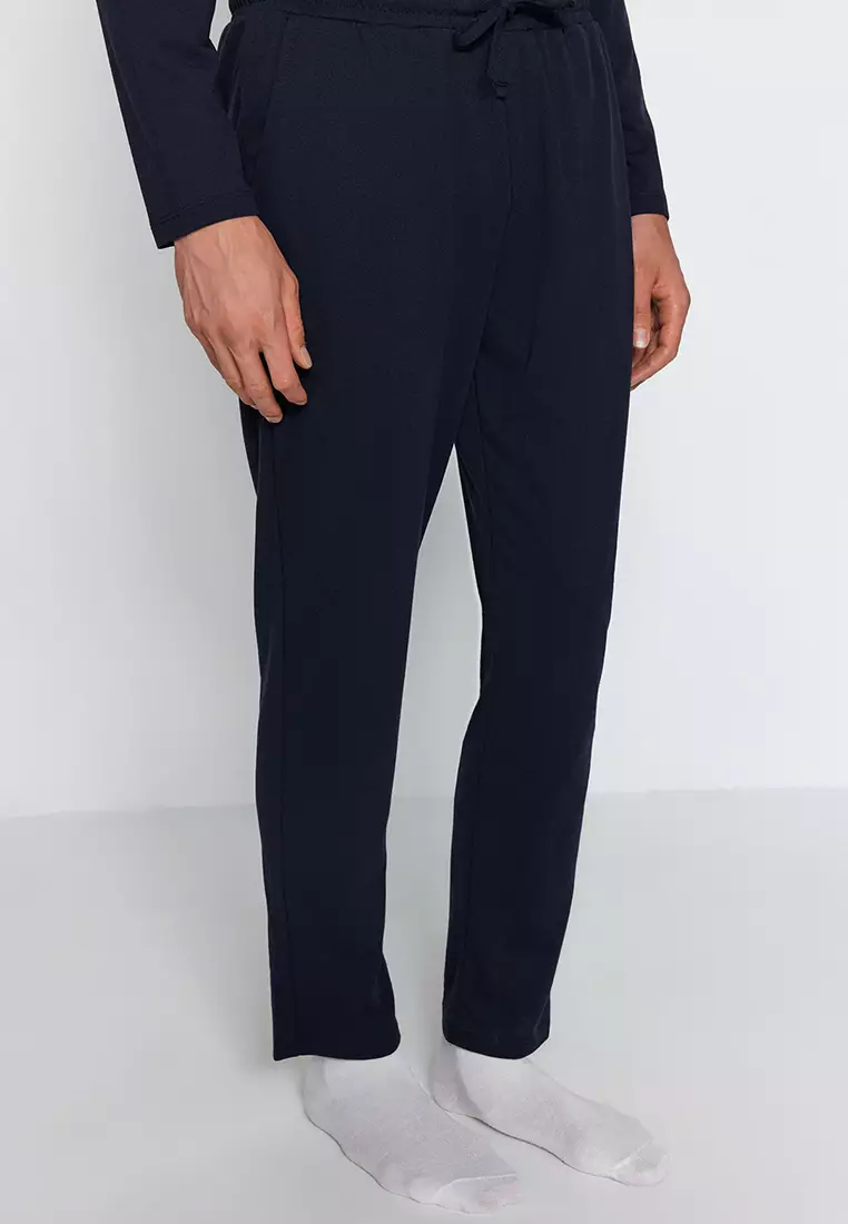 Regular Fit Knitted Pajamas Set