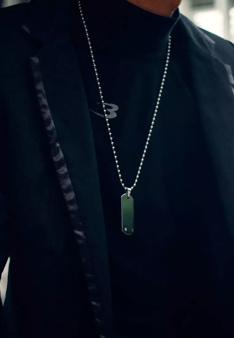 V Signature Tag Pendant