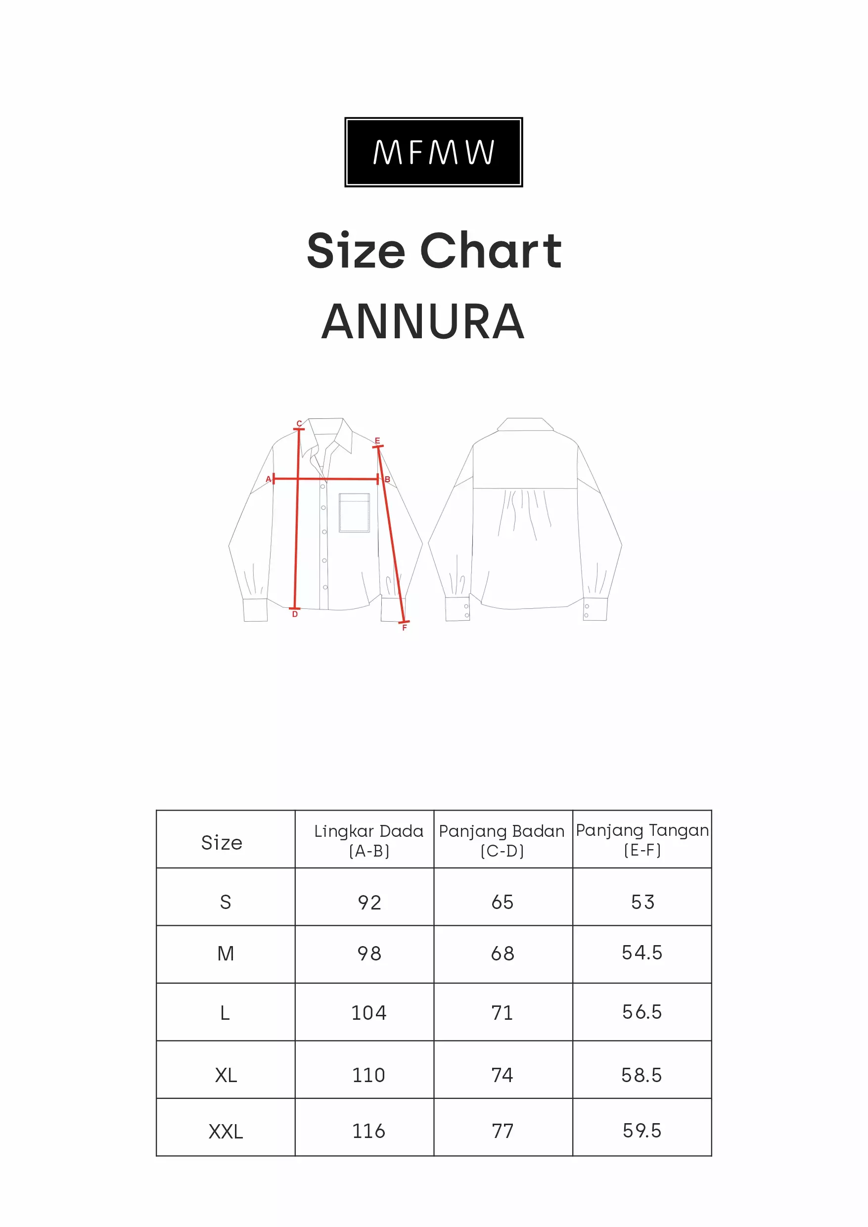 MFMW Annura Atasan Kemeja Abu Motif Salur