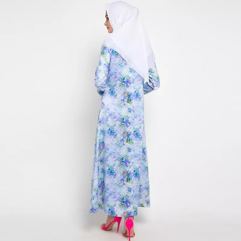 Maria Maxi Dress In Blue Print