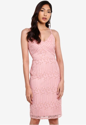 Jual Paper Dolls Blush Lace Dress Original Zalora Indonesia