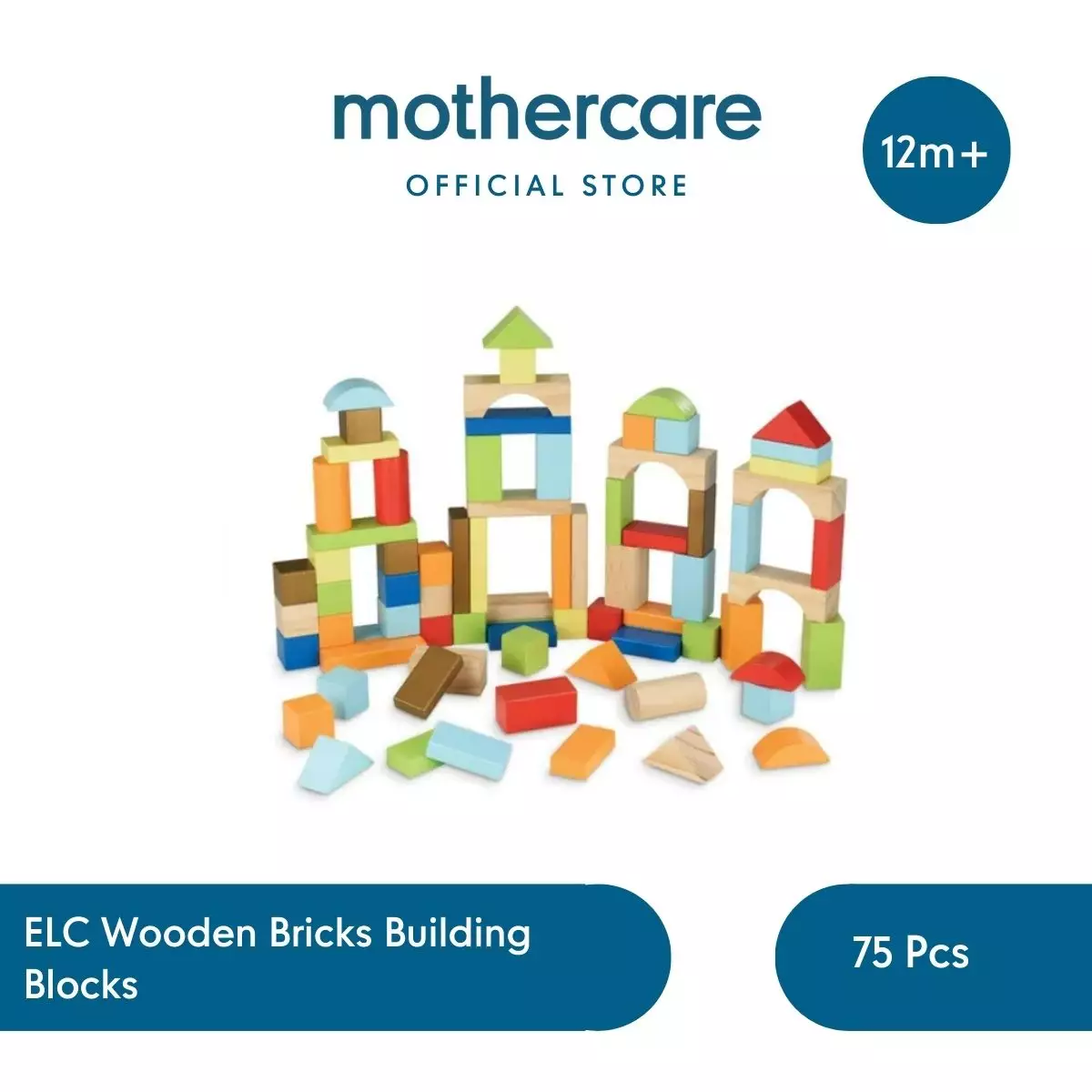 ELC Wooden Drumm Of Bricks - Mainan Edukasi Anak
