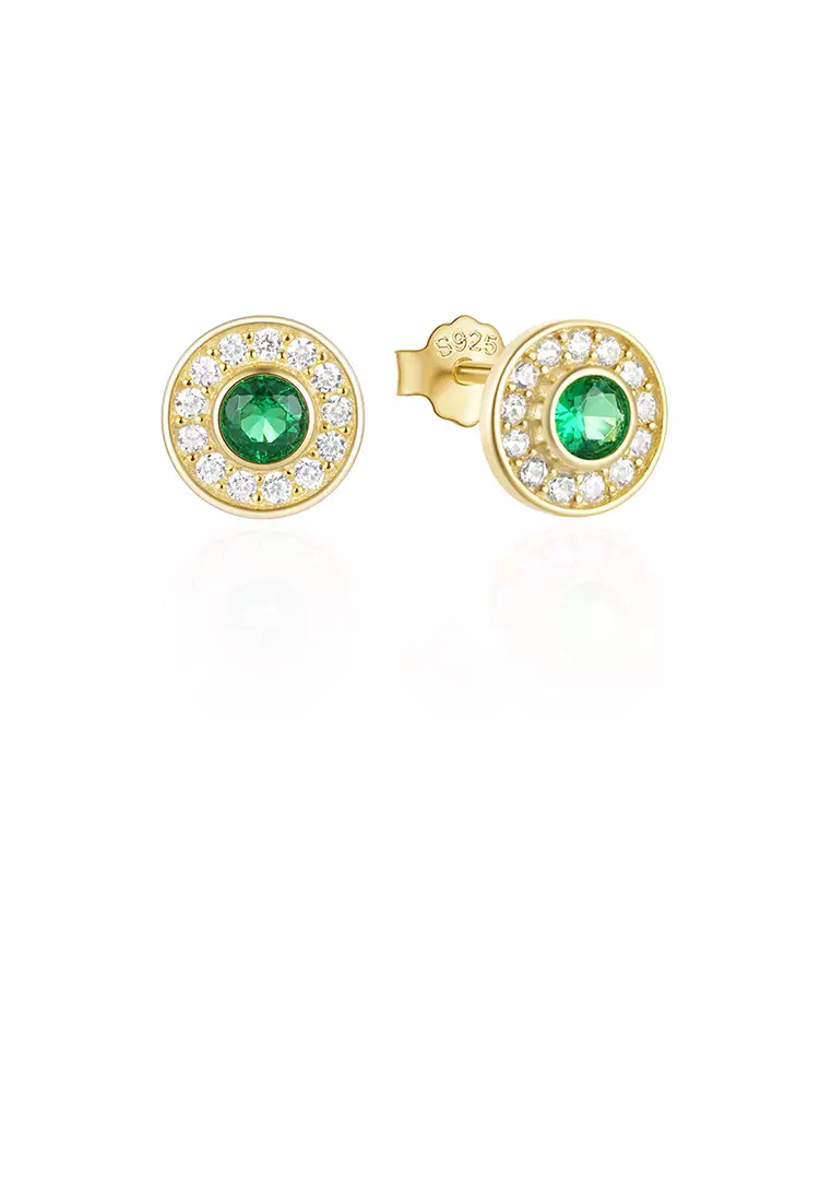 Gold and shop silver stud earrings