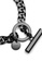 Crudo Leather Craft black The Love of Brooklyn Curb Chain Bracelet - Midnight Black (Standard) DAA4BACB3D60F7GS_3