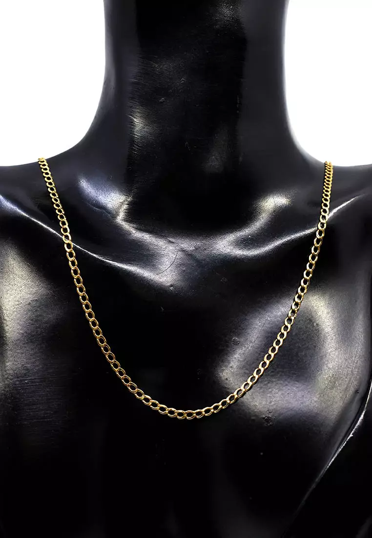 18K Italian Made Yellow Gold Necklace