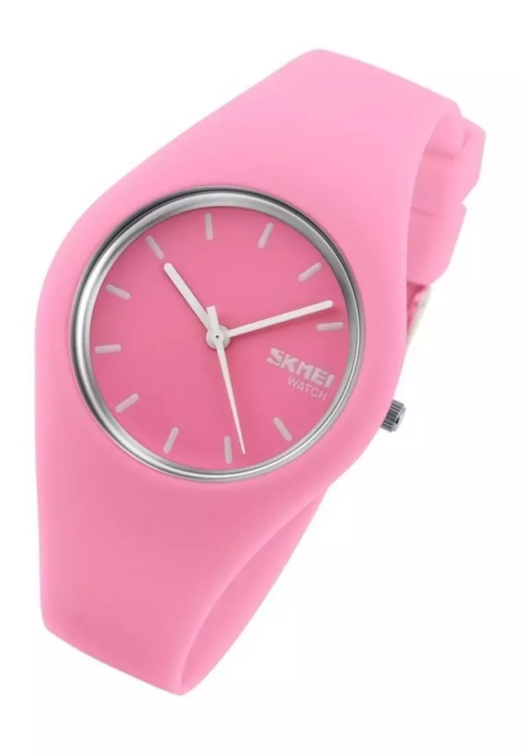 Jam Tangan Kasual Analog Wanita Waterproof Strap Tali Material Silicone SS11 ORIGINAL