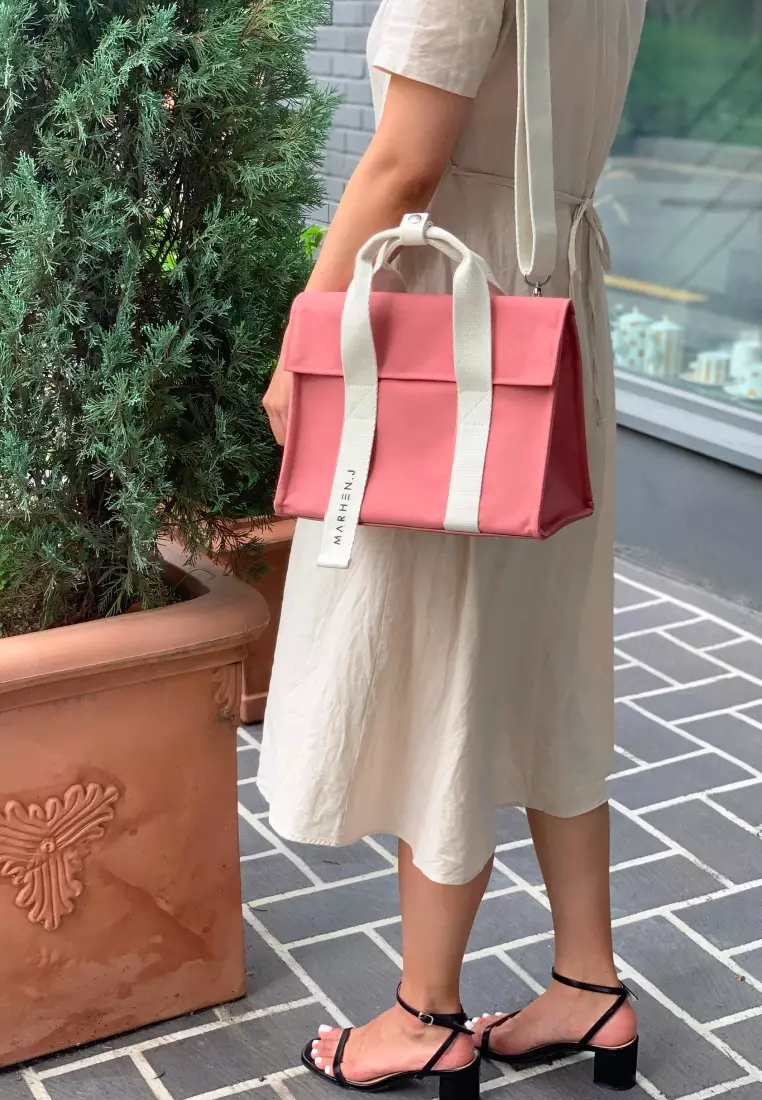 ROY MINI Canvas Crossbody Bag Indi Pink