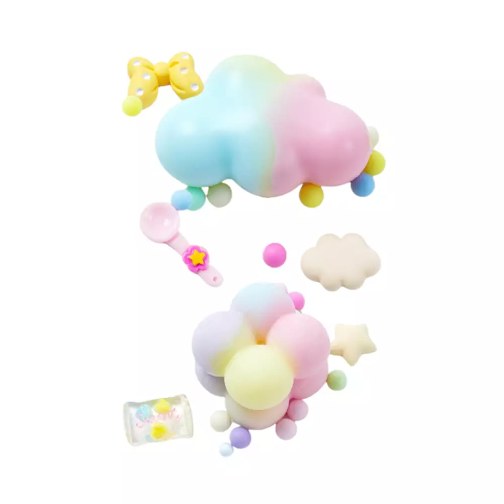 JANDOON SQUISHY LARGE RABBIT/CAT PAW/CUBE/COUL RANDOM