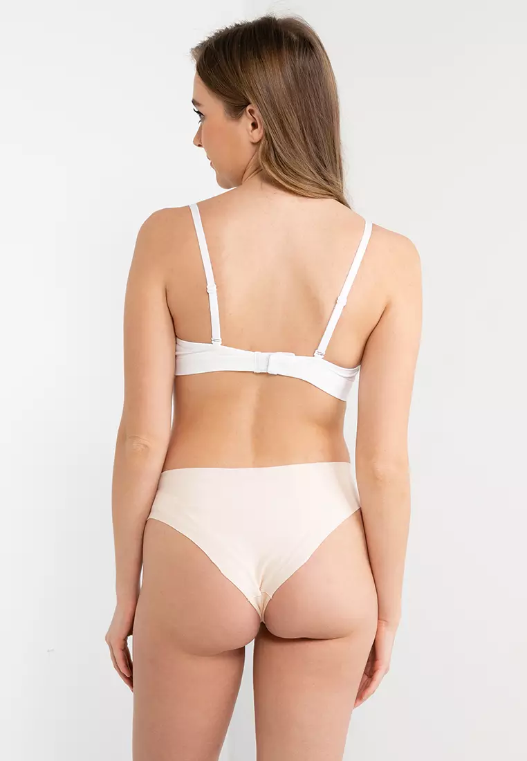 Buy Hunkemoller 3-Pack Invisible Brasilian Cotton Panties 2024 Online