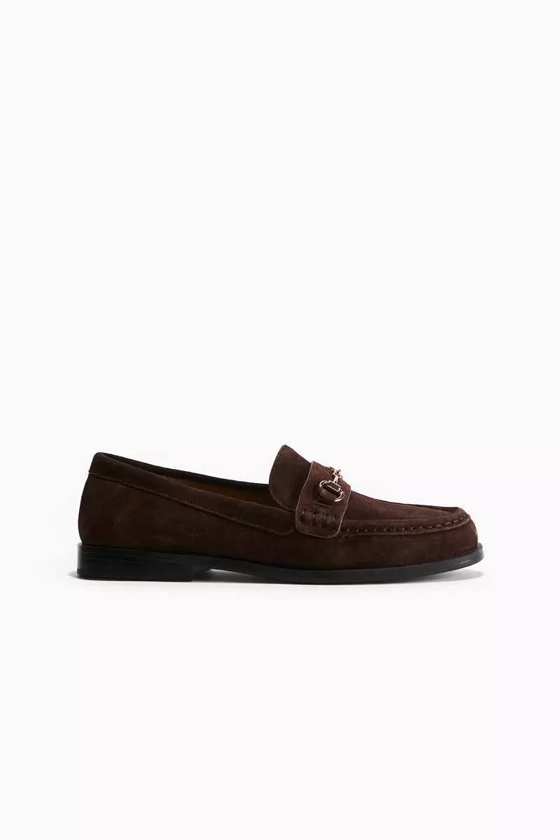 Suede loafers