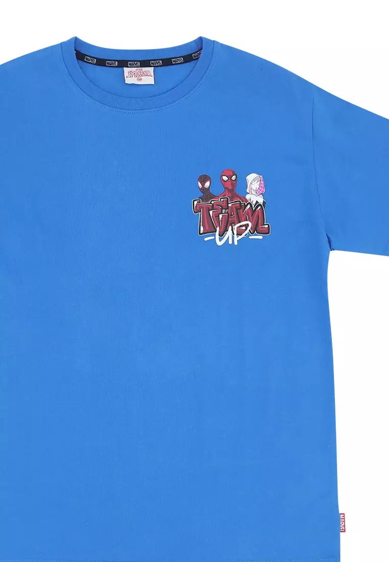 Spiderman Boys "Team Up" Oversize Graphic T-Shirt