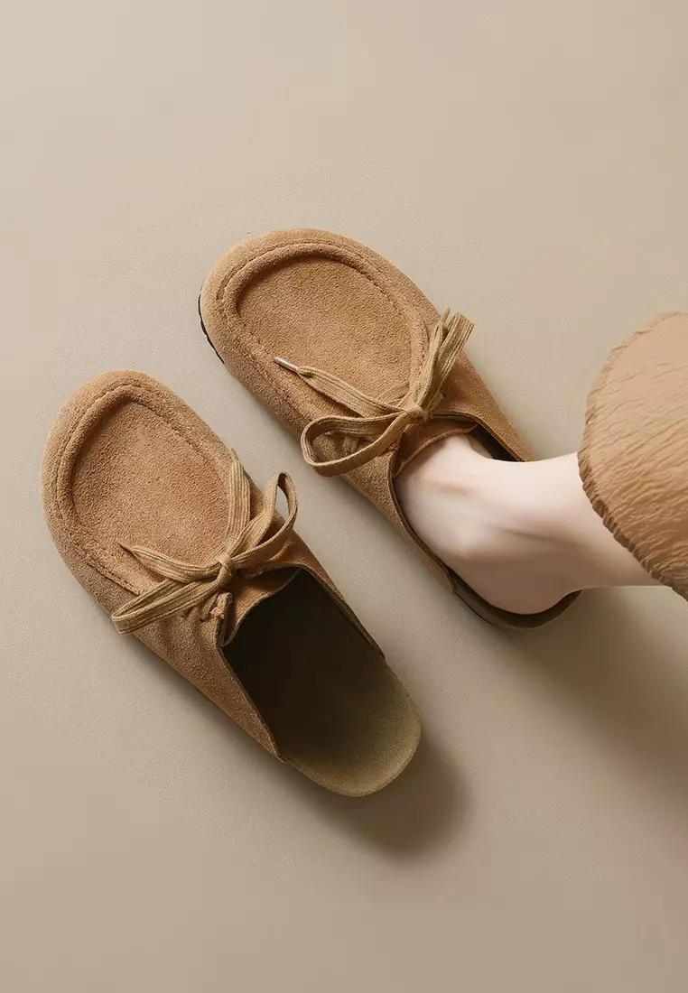 繫帶絨面勃肯鞋 WW959-23