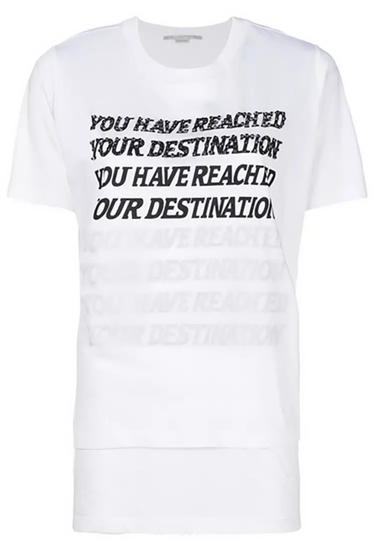 Stella Mccartney You Have Reached Your Destination T-Shirt for Women in