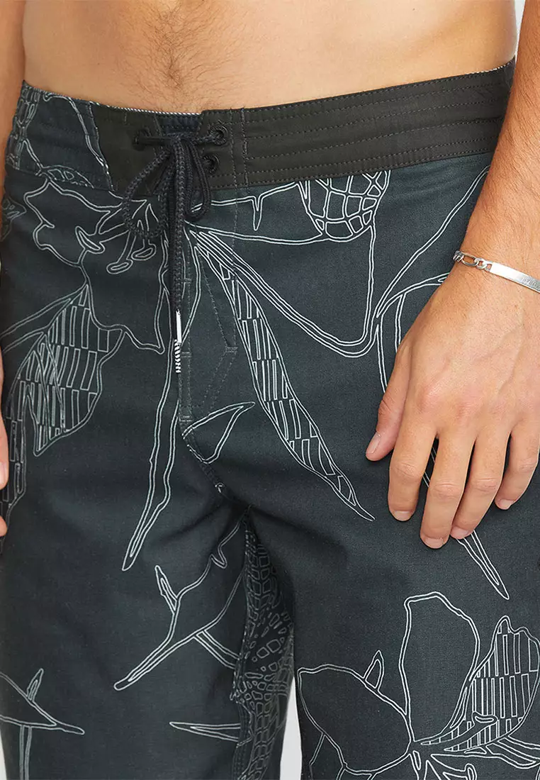 MBS MISTER FIB SCLP STONEY 19 BOARDSHORTS STEALTH