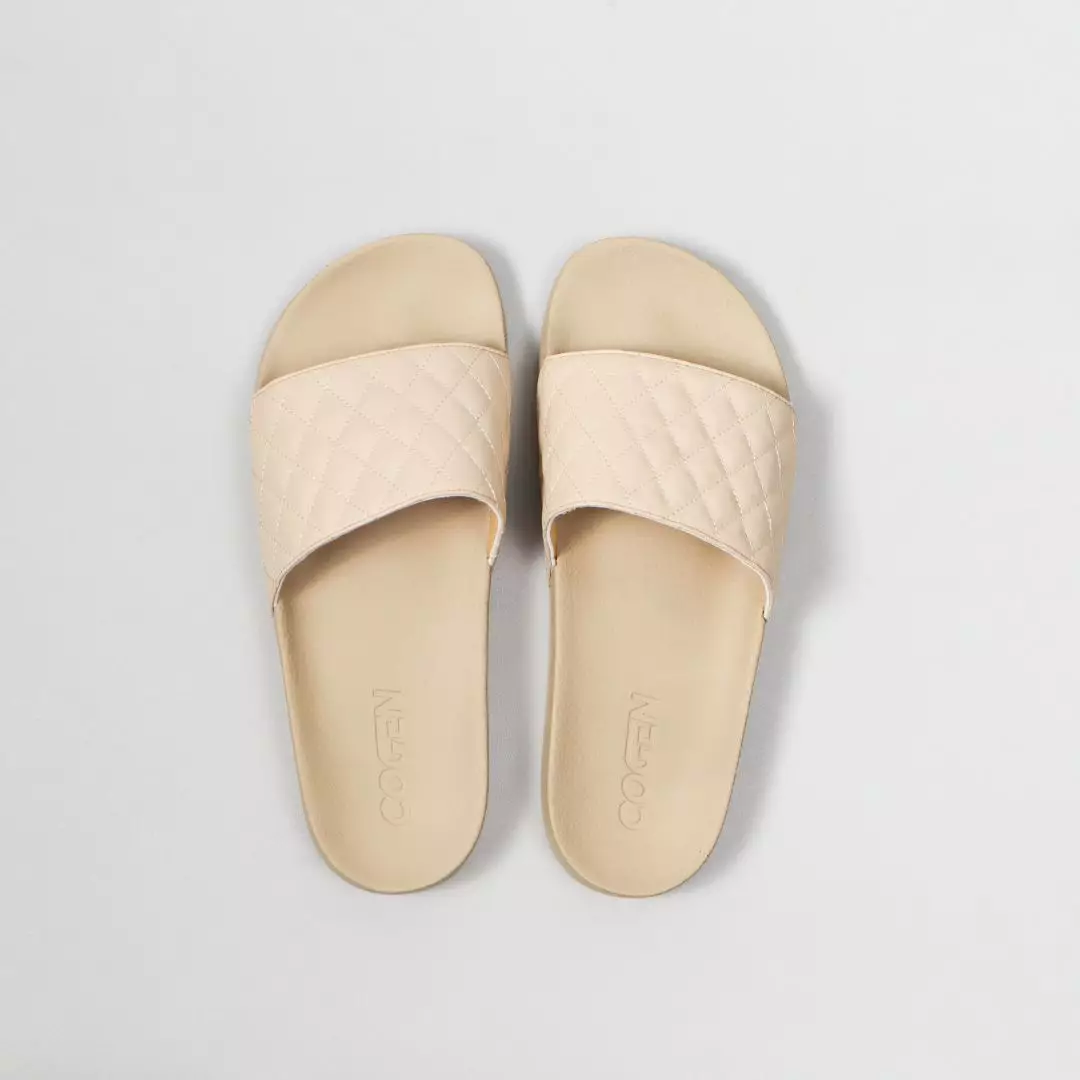 Cogen Sandal Pria Sendal Slide Slipper Selop Sandals Original Creme Series - Creme
