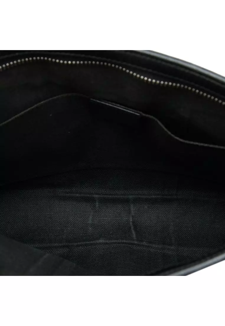 Pre-Loved Gucci Gg Supreme Web Clutch