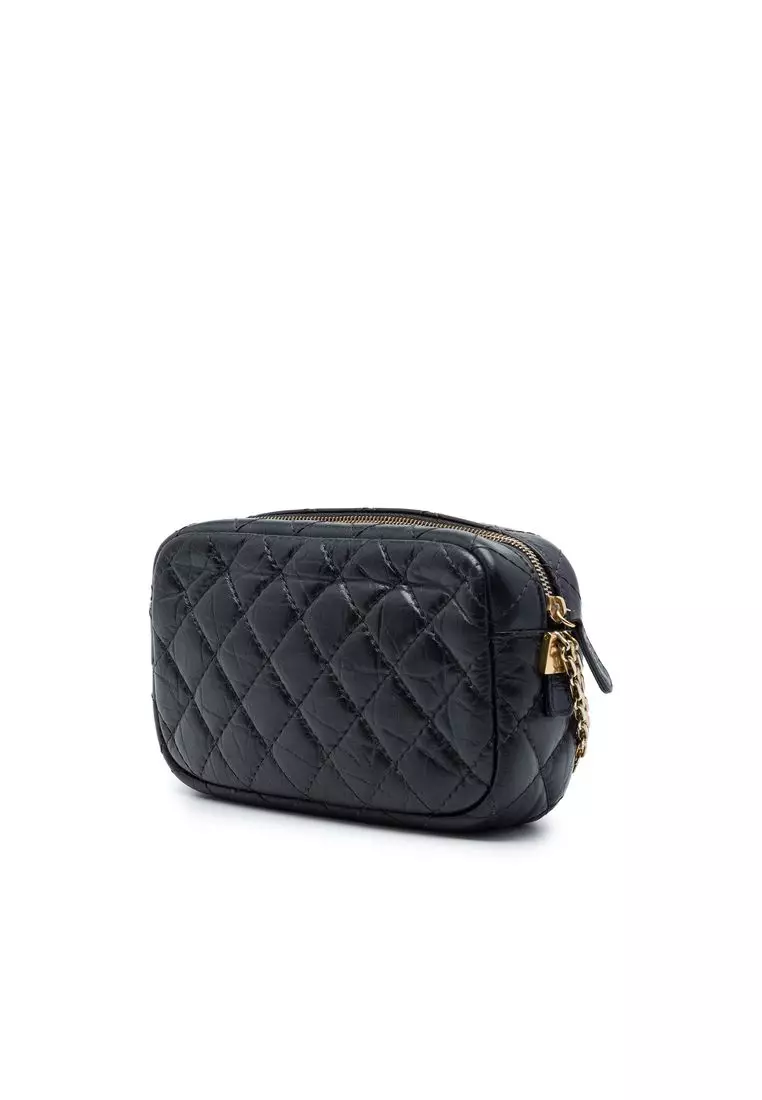 Pre-Loved Chanel Mini Quilted Aged Calfskin Reissue Camera Bag