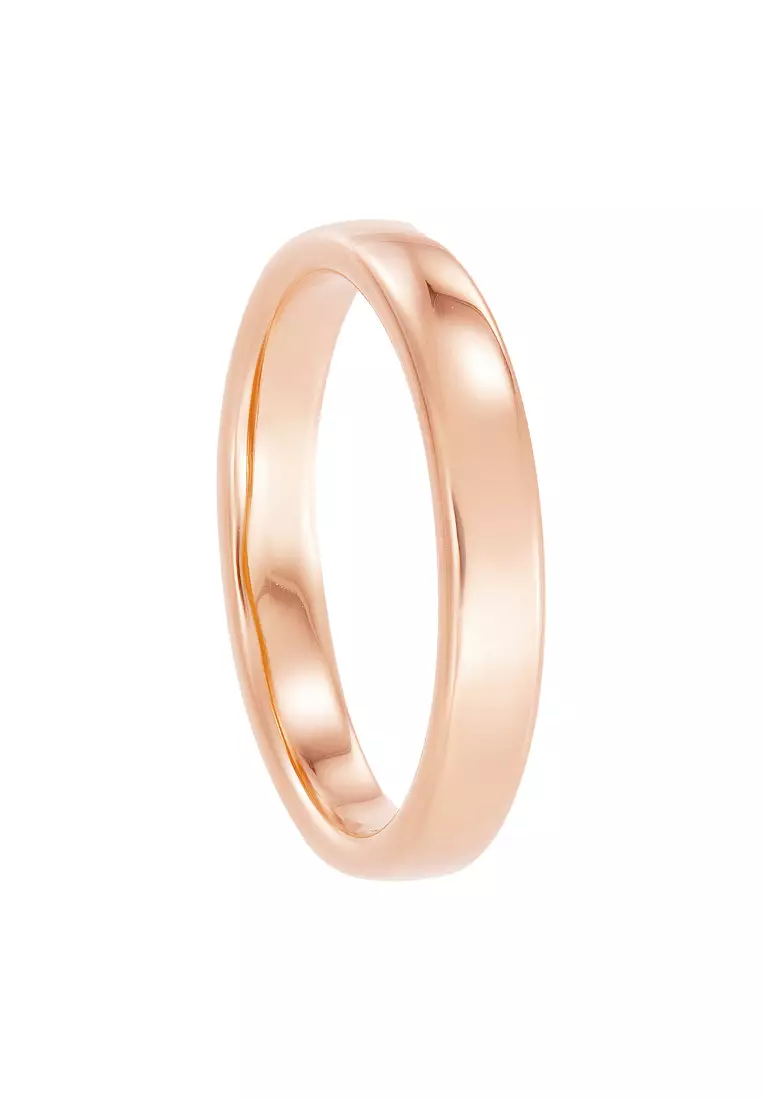 HABIB Oro Italia 916 Rose Gold Ring GR47300123(R)