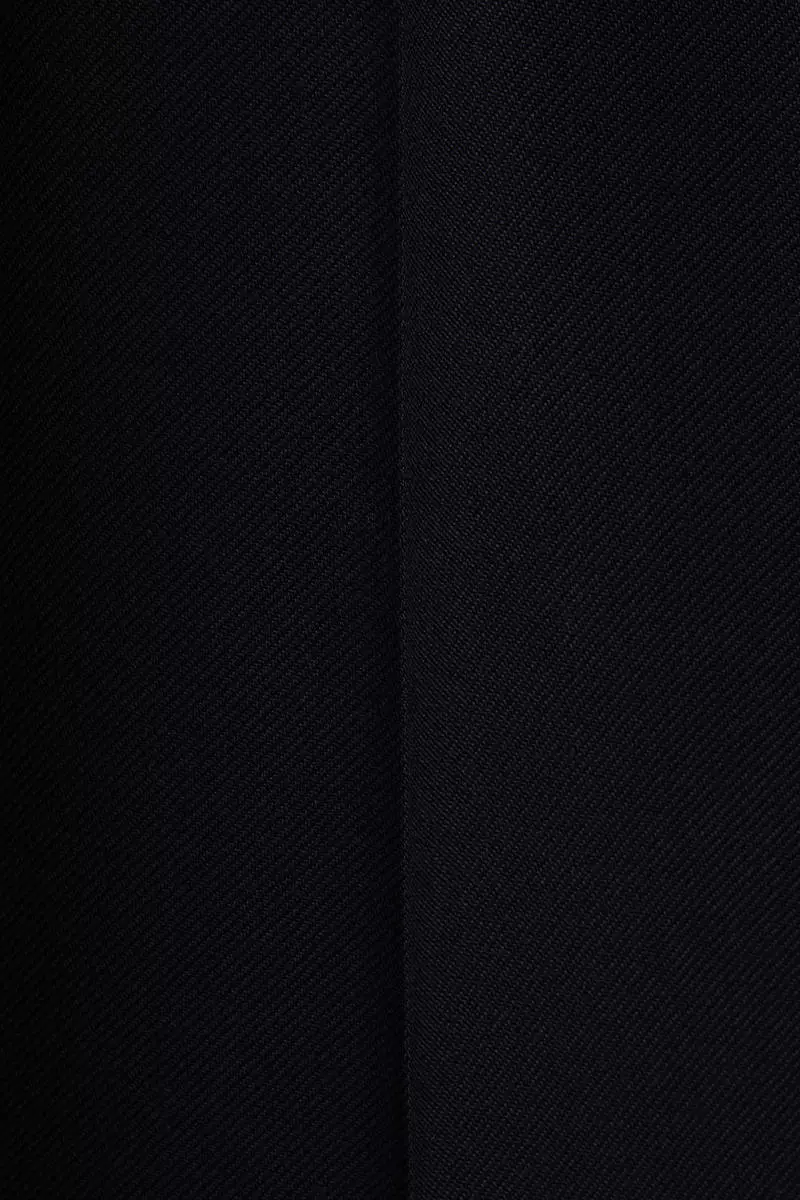 Wool-blend bootcut trousers