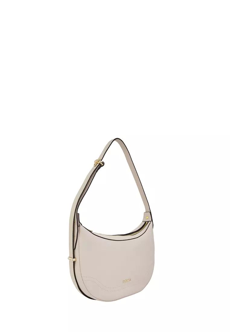 Piera Beige Medium Shoulder Bag