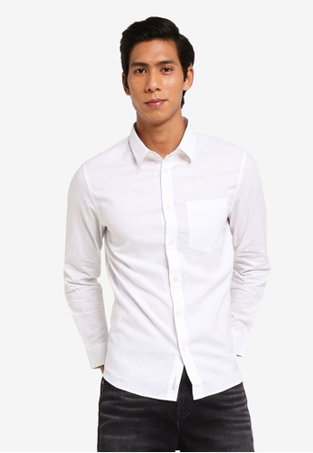 calvin klein button up shirt