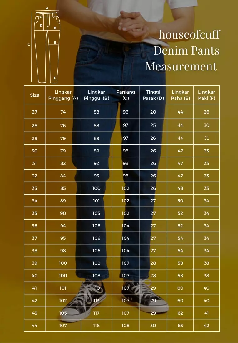 Celana jeans putih sobek ripped slim fit denim slim fit Houseofcuff