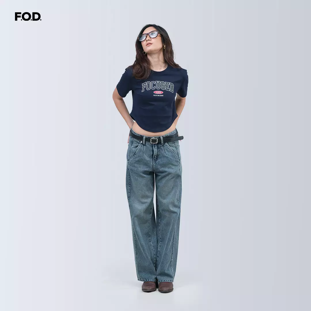 Kaos Wanita Shua Navy