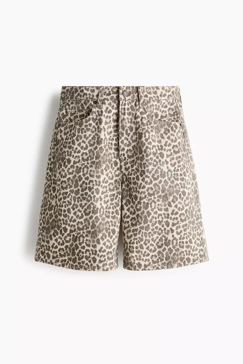 Denim Bermuda shorts