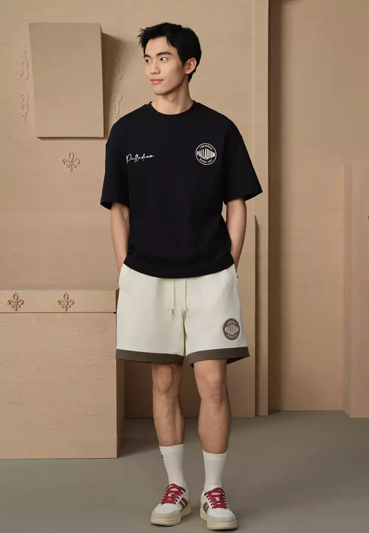 MEN'S VINTAGE PALLADIUM LOGO LOOSE FIT COTTON T-SHIRT