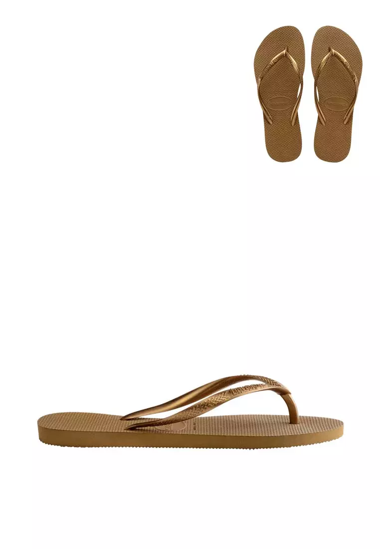 Buy Havaianas Havaianas Women Slim Bronze Flip Flips 2025 Online