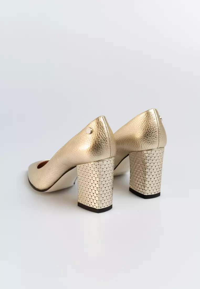 Pollini Women's Gold High Heels