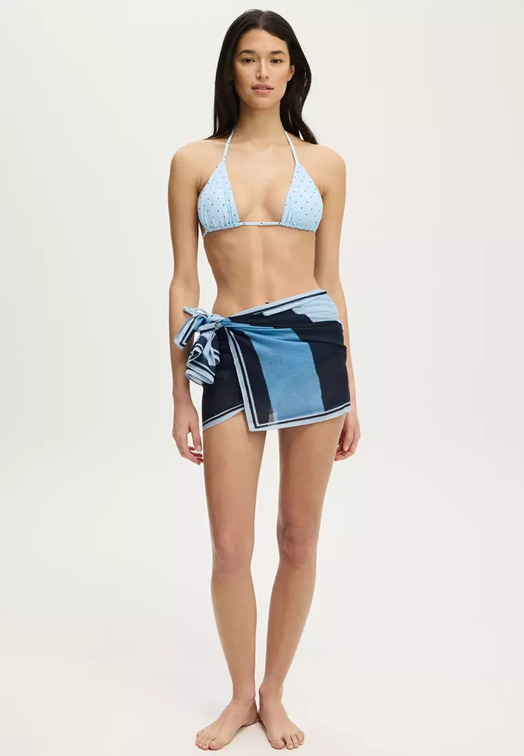 String Triangle Bikini Top