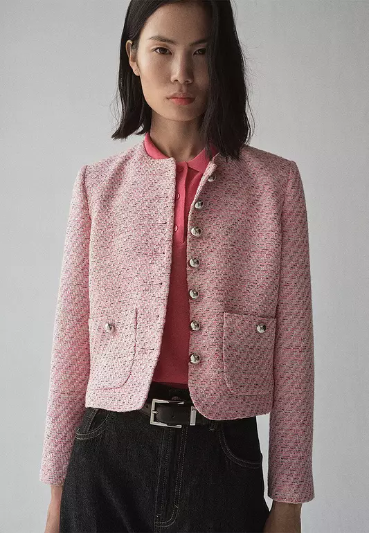 Fitted Tweed Jacket