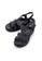 Unifit black Strappy Platform Sandal B1E59SHA0AC419GS_4