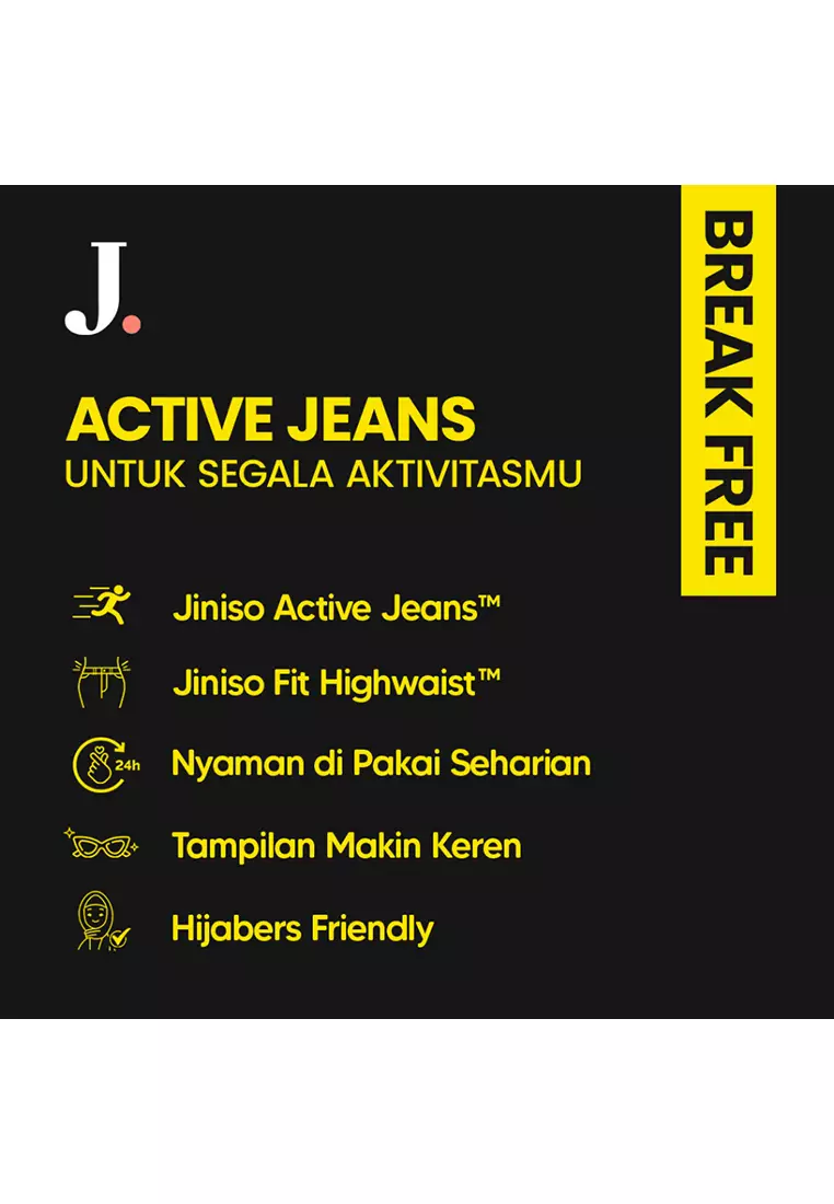 Highwaist Mom Jeans 360 BREAK FREE